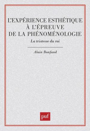 L'expérience esthétique à l'épreuve de la phénoménologie