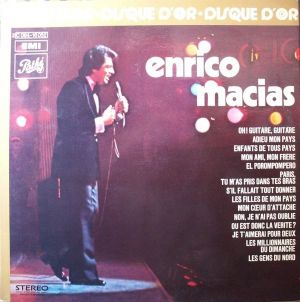 Cassette d'or Enrico Macias