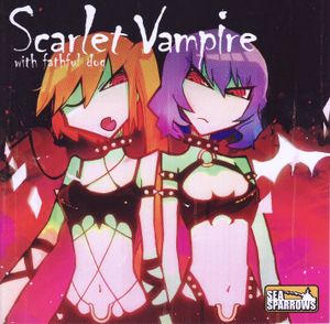 Scarlet Vampire With Faithful Dog