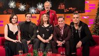 Daisy Ridley, Henry Cavill, Ruth Jones, Rob Brydon, Robbie Williams