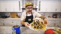 making guy fieri's trash can nachos