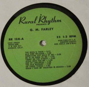 Rural Rhythm Presents G.M. Farley