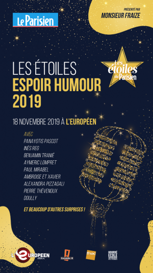 Les étoiles espoir humour du Parisien