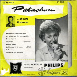 Patachou… chante Brassens