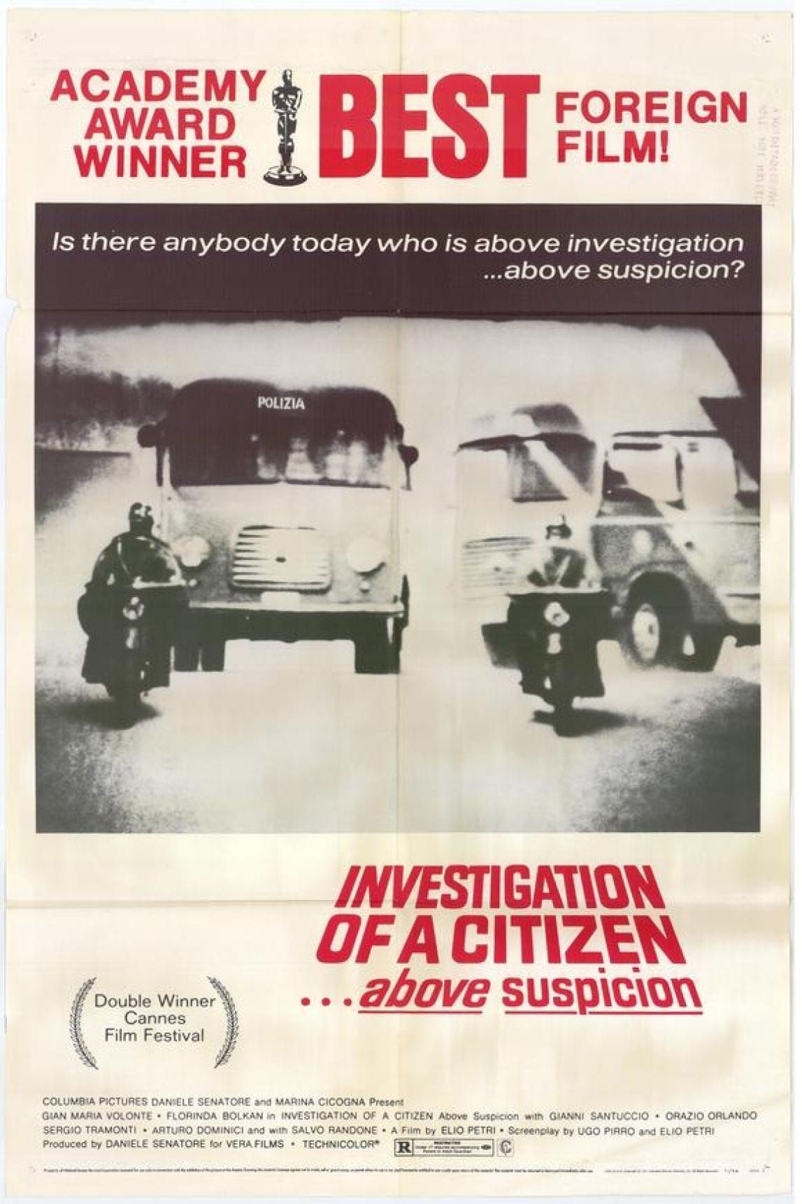 Enquete Sur Un Citoyen Au Dessus De Tout Soupçon Affiches, posters et images de Enquête sur un citoyen... (1970)