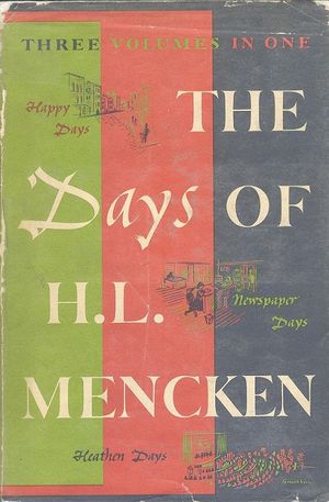Mencken's Memoirs