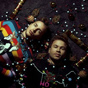 Christmas Trees in Rain