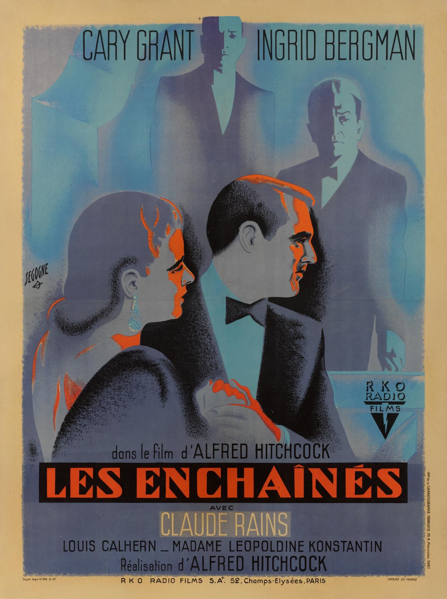 Horaires Des Séances Du Film Les Enchaînés Affiches, posters et images de Les Enchaînés (1946) - SensCritique