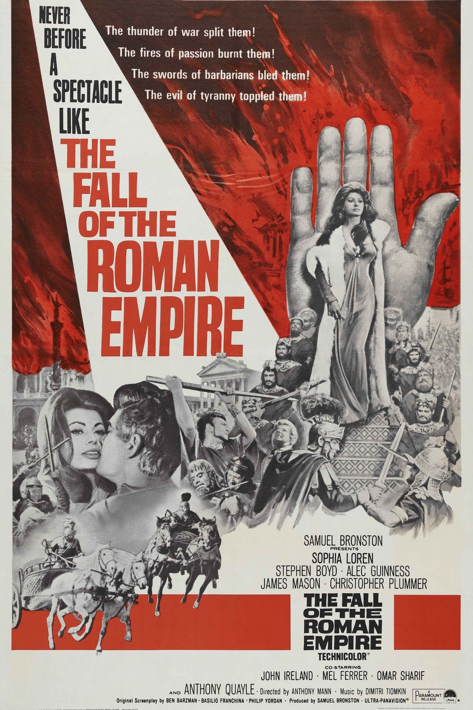 La Chute De L Empire Romain Film Affiches, posters et images de La Chute de l'empire romain (1964)