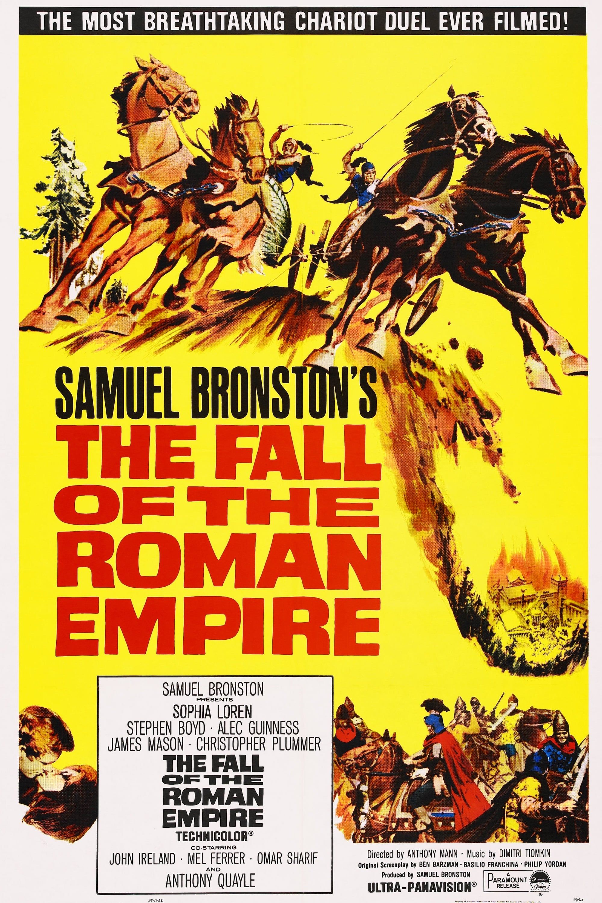 La Chute De L'empire Romain 1964 Affiches, posters et images de La Chute de l'empire romain (1964)