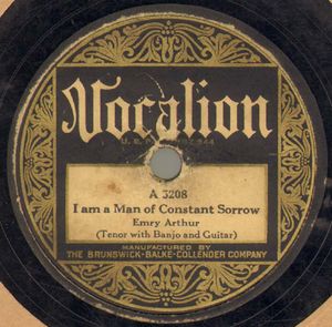 I Am a Man of Constant Sorrow / Down in Tennessee Valley (Single)