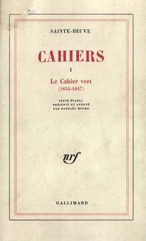 Le Cahier vert