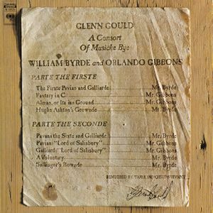A Consort of Musicke Bye William Byrde and Orlando Gibbons