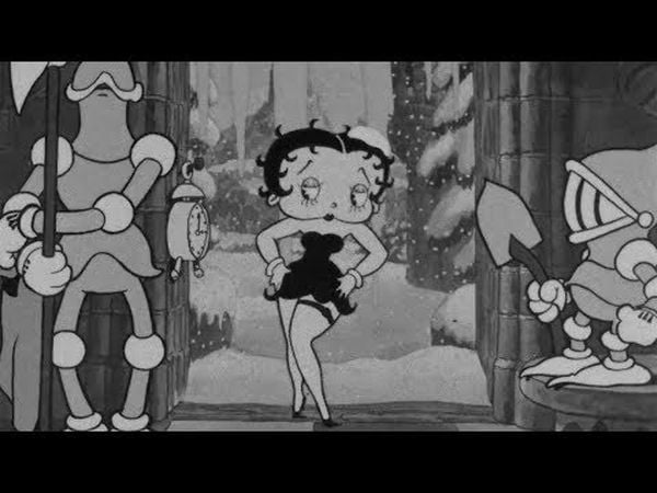 Betty Boop White Snow