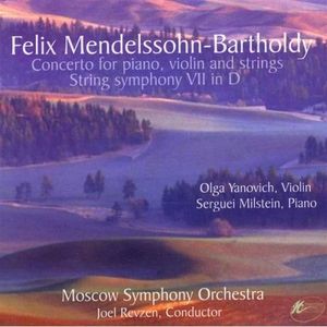 Concerto for Piano, Violin and Strings in D minor / String Symphony No. 7 in D minor