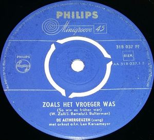 Zoals het vroeger was / Met m'n gitaar (Single)