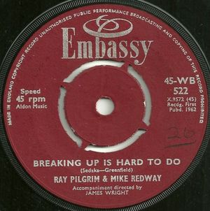 Breaking Up Is Hard to Do / Sealed With a Kiss (Single)