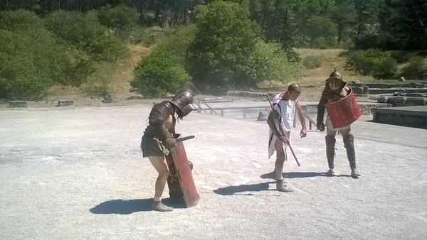 Combat de gladiateurs à Glanum