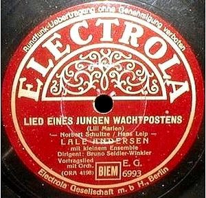 Lied eines jungen Wachtpostens (Lili Marleen) (Single)