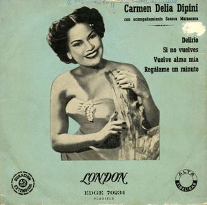 Carmen Delia Delpini con acompañamiento Sonora Matancera (EP)