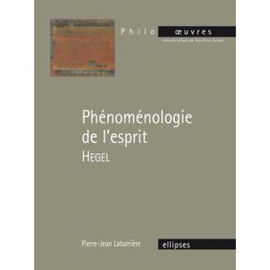 Phénoménologie de l'esprit : Hegel