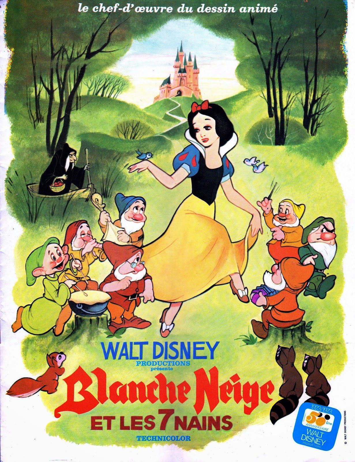 Affiches, posters et images de Blanche-Neige et les Sept... (1937)
