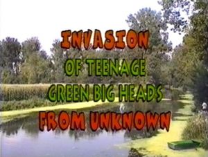Invasion of Teenage Green Big Heads from Unknown