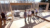 Chimney Down and Walls Up | The Westerly Ranch House