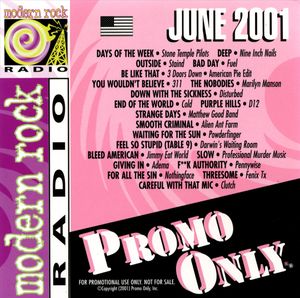 Promo Only: Modern Rock Radio, June 2001