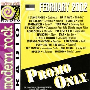 Promo Only: Modern Rock Radio, February 2002