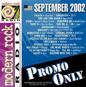 Promo Only: Modern Rock Radio, September 2002