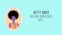 Betty Davis, auteure/compositrice