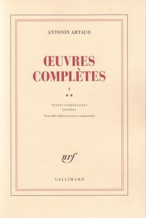 Œuvres complètes – tome I, volume 2