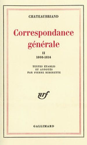 Correspondance générale, tome II
