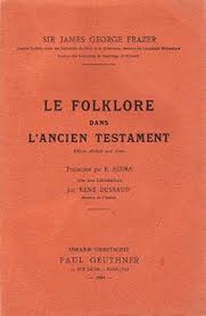 Le Folklore dans l'Ancien Testament