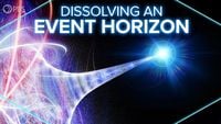 Dissolving an Event Horizon