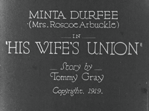 His wife's union