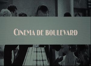 Cinéma de boulevard