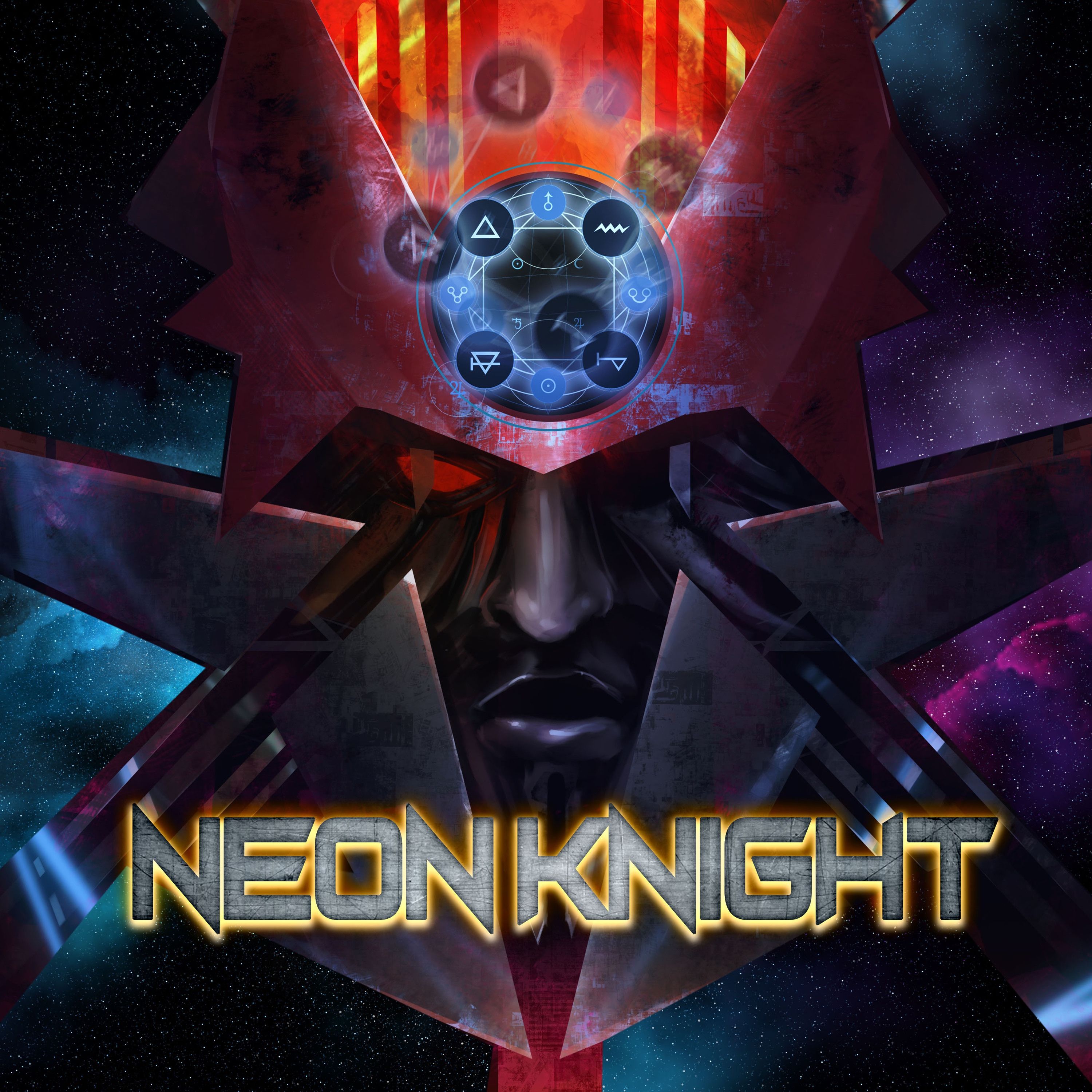 Neon knights. Elbroar Hero. Album Art Neon Knights