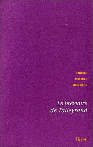 Le bréviaire de Talleyrand