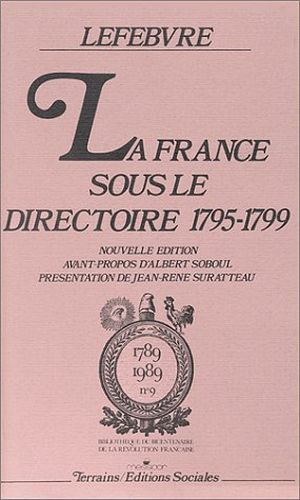 La France sous le Directoire : 1795-1799