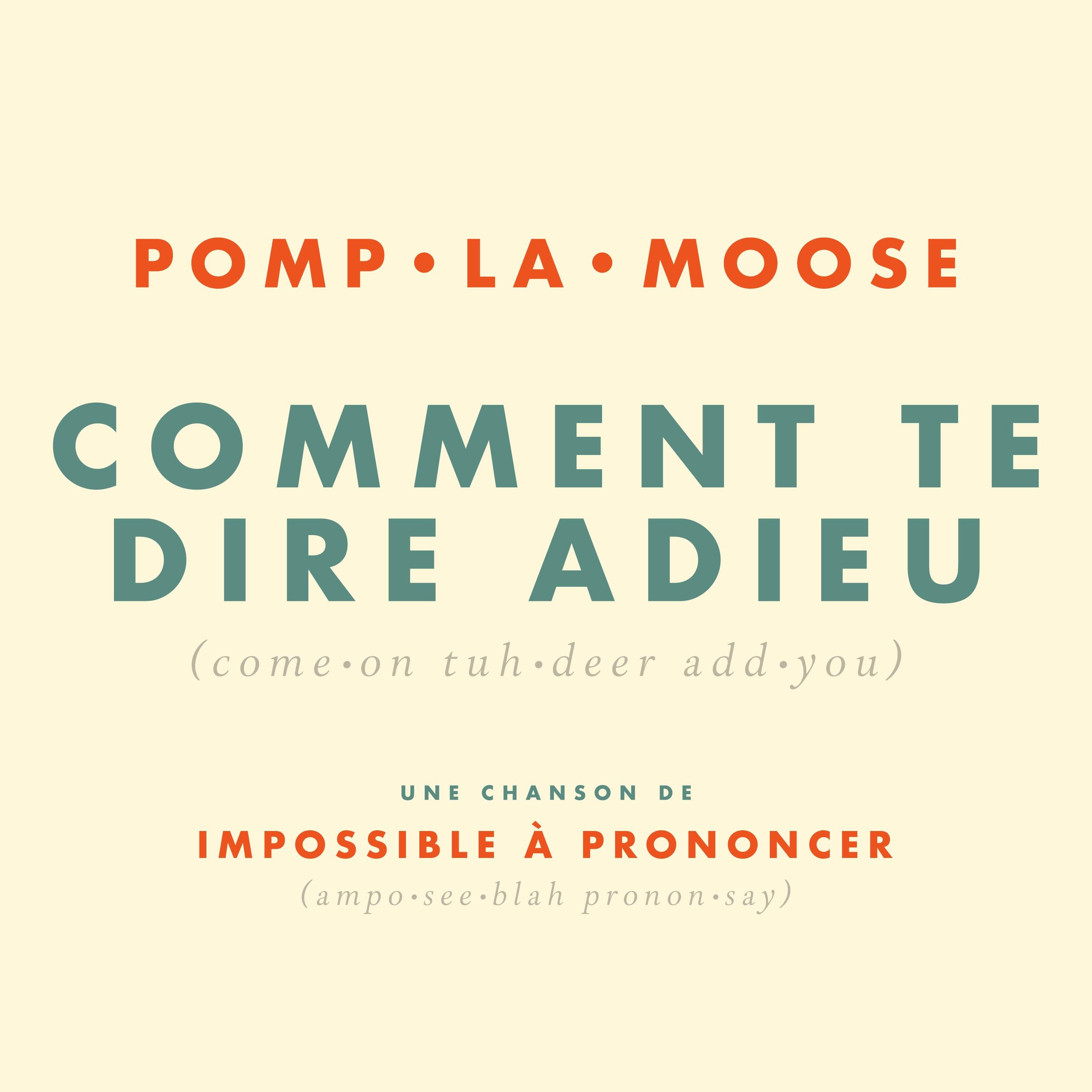 Comment Te Dire Adieu (Single) Pomplamoose SensCritique