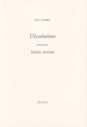 Dissolutions