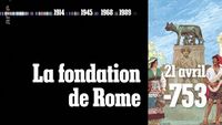 21 avril -753, la fondation de Rome