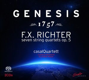 Genesis 1757: Seven String Quartets, op. 5