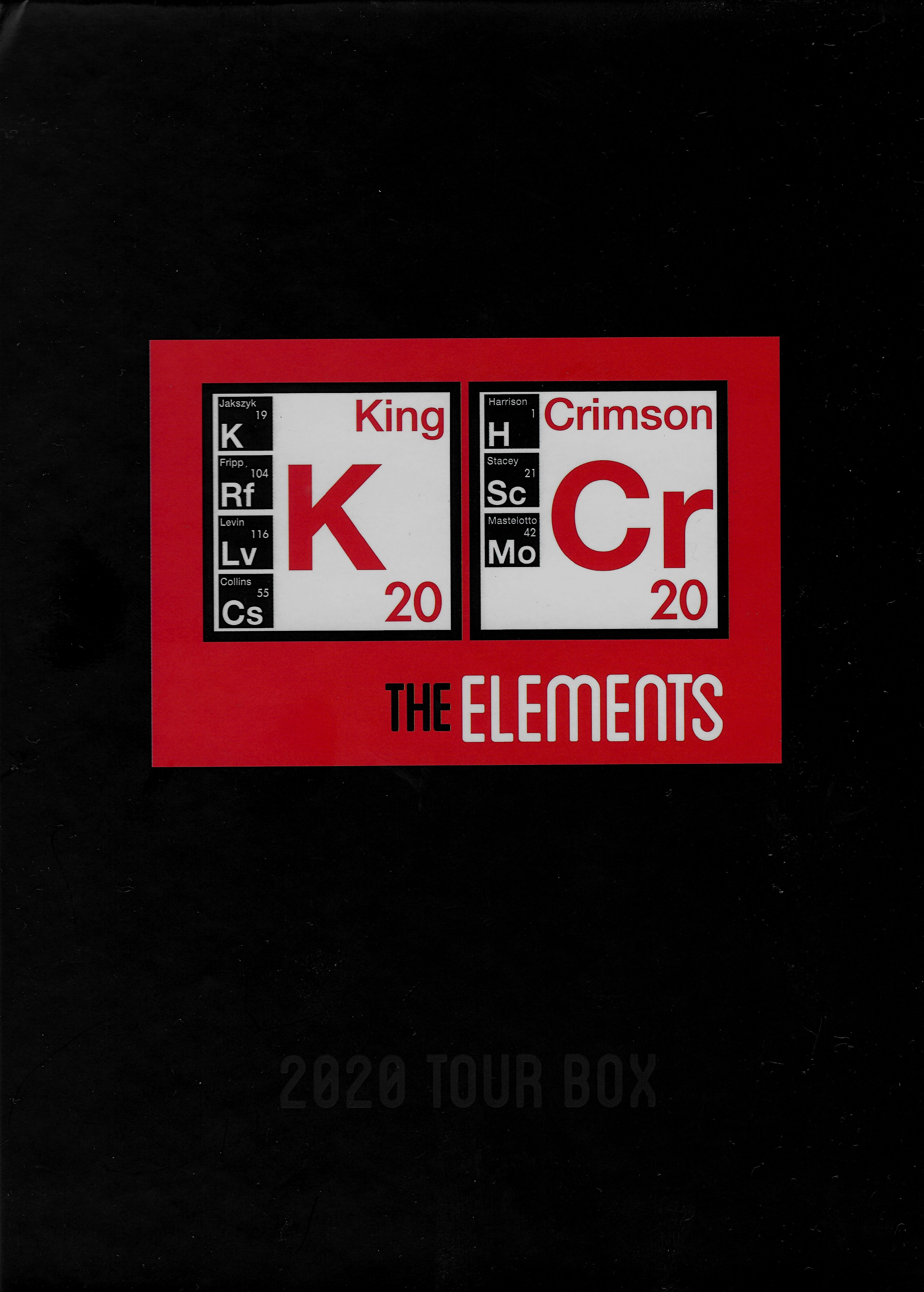 king crimson elements tour box