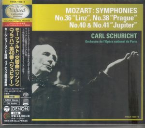 モーツァルト:交響曲≪リンツ≫≪プラハ≫・第40番・≪ジュピター≫ Mozart: Symphonies Nos. 36, 38, 40, 41