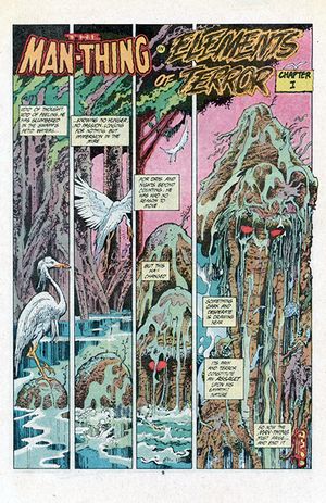 Man-Thing: Elements of Terror