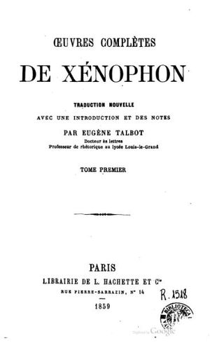 Œuvres complètes de Xénophon