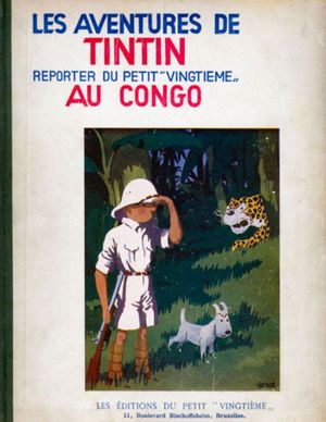 Tintin au Congo - Les Aventures de Tintin, tome 2 (première version N&B)
